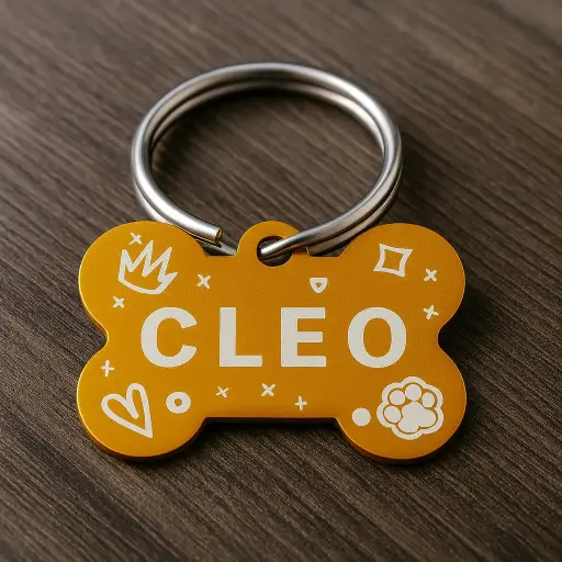 Identificación QR en metal (Hueso talla M)